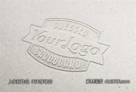 LOGO贴图样机PSD展示效果图-源文件-素材国度dc10000.com