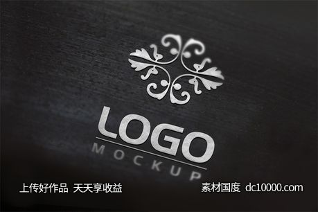 LOGO贴图样机PSD展示效果图-源文件-素材国度dc10000.com