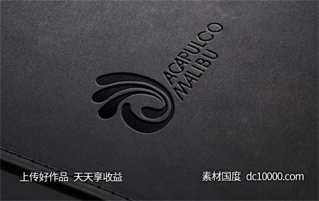 LOGO贴图样机PSD展示效果图-源文件-素材国度dc10000.com