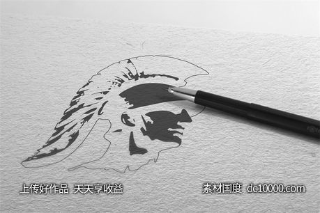 LOGO贴图样机PSD展示效果图-源文件-素材国度dc10000.com
