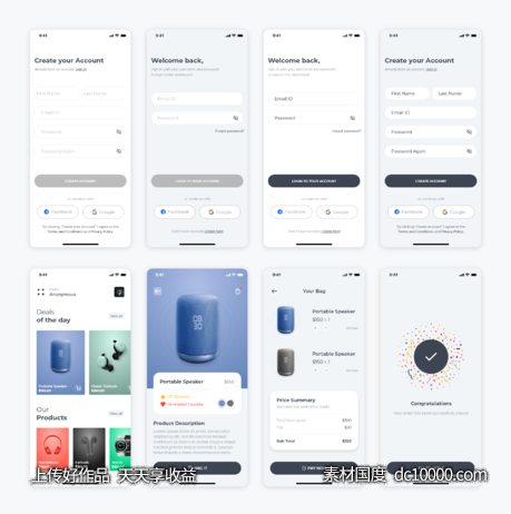 3C产品电商app ui .sketch素材下载 - 源文件