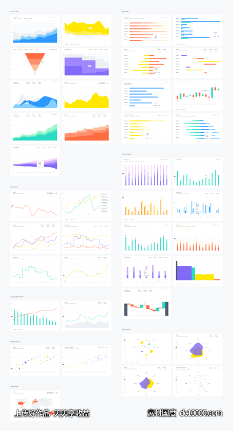 charts sketch图表数据表素材包 .sketch素材下载 - 源文件