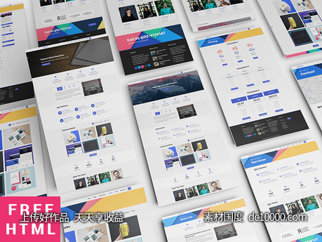 Material Design Bootstrap .htmlcss下载-源文件-素材国度dc10000.com
