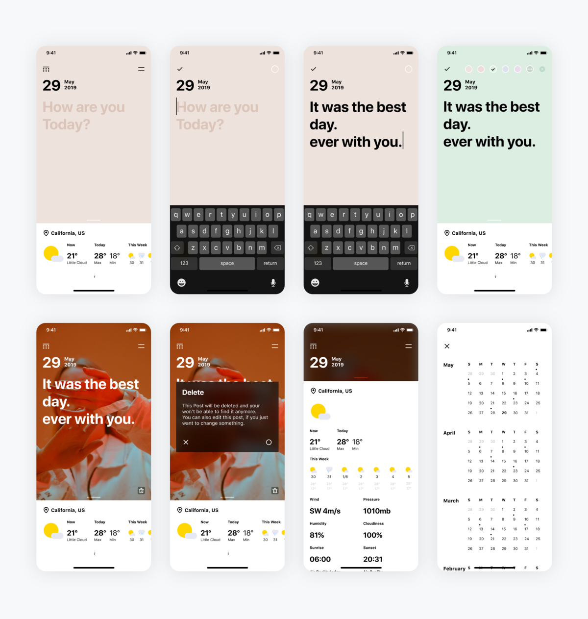 天气app ui .fig素材下载