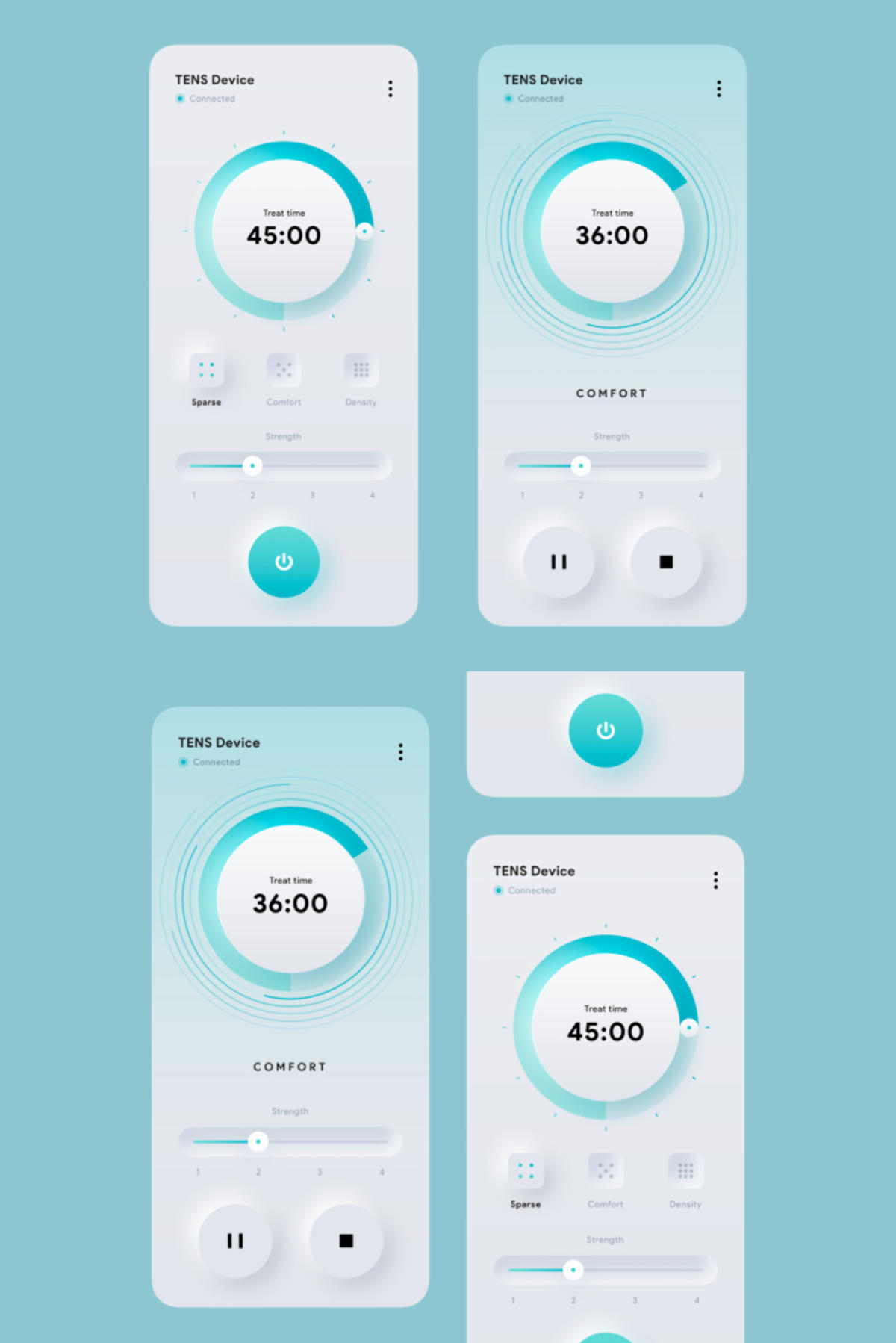 智能硬件控制app ui .sketch素材下载