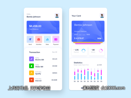 金融app ui .fig素材下载-源文件-素材国度dc10000.com