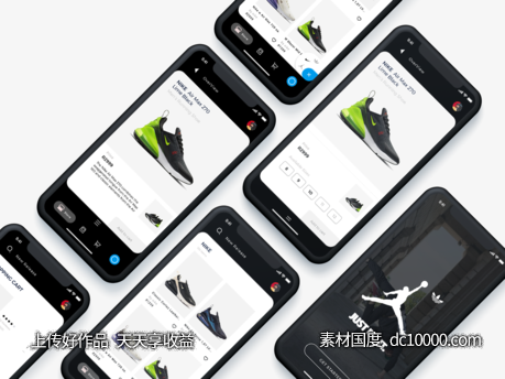 Quickick App ui .xd素材下载-源文件-素材国度dc10000.com