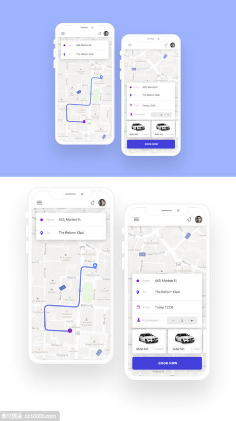 租车app ui .fig素材下载 - 源文件