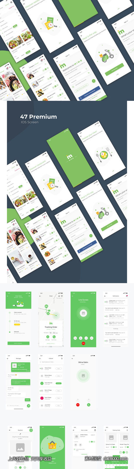 MIMO外卖app ui .sketch素材下载-源文件-素材国度dc10000.com