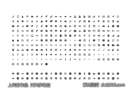 一组超全小图标psd下载 - 源文件