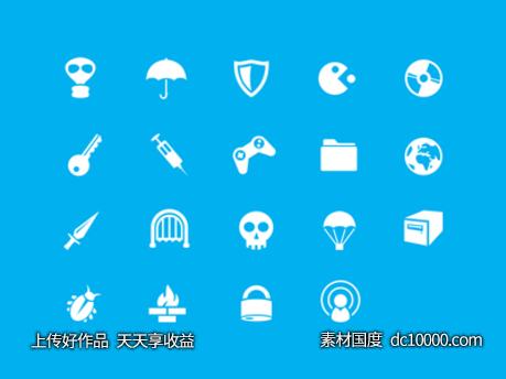 一组svg格式图标下载-源文件-素材国度dc10000.com