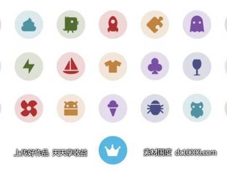 矢量图标psd下载-源文件-素材国度dc10000.com