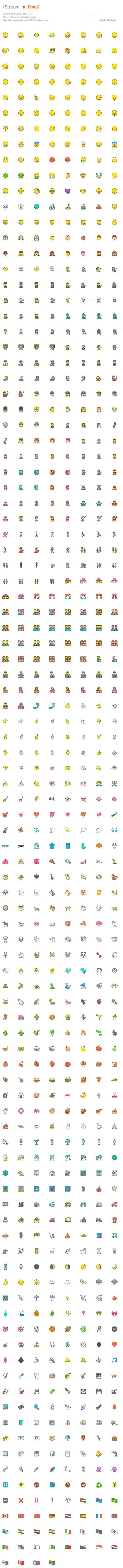 780+ 矢量Emoji表情.svg .sketch .ai下载
