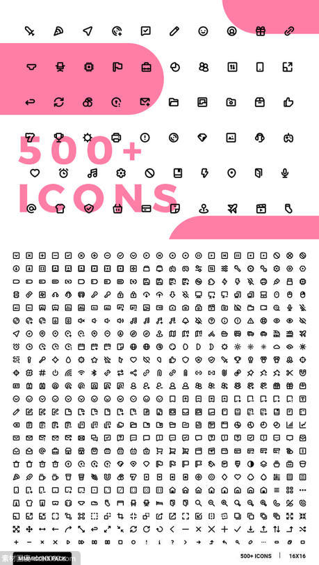 500+ 小图标svg.ai下载 - 源文件