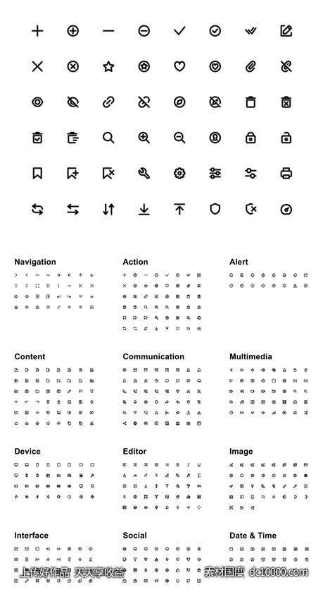 Super Basic Icons .sketch图标素材下载-源文件-素材国度dc10000.com