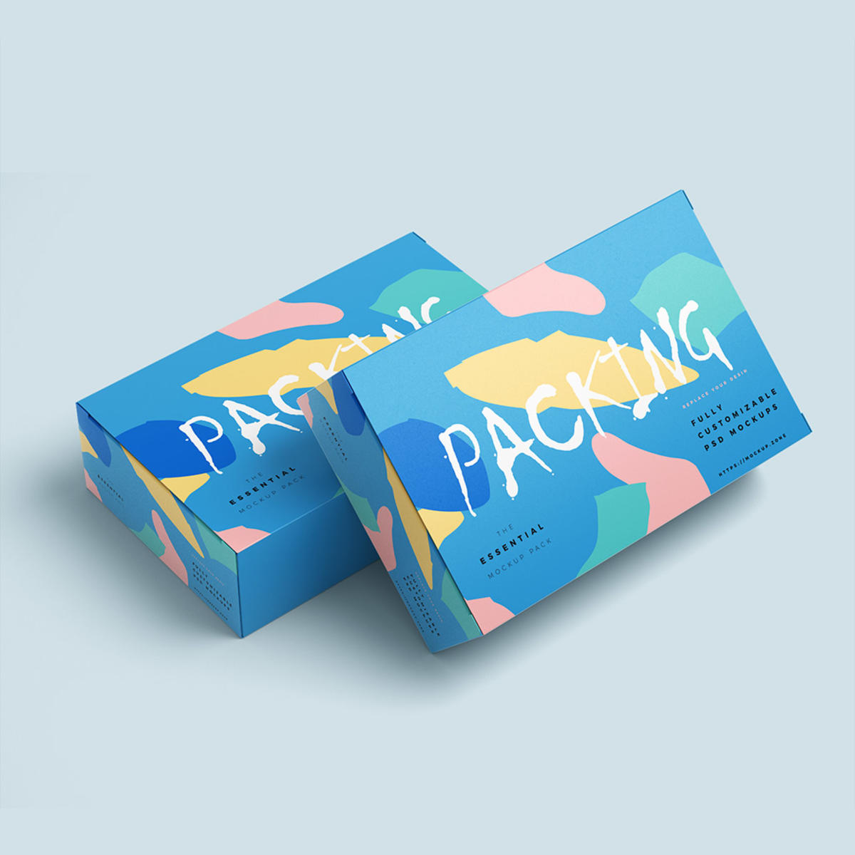  时尚包装设计样机psd素材