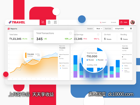 Analytics Dashboard .xd下载 - 源文件