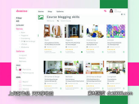 Dashboard Domino .ai下载-源文件-素材国度dc10000.com