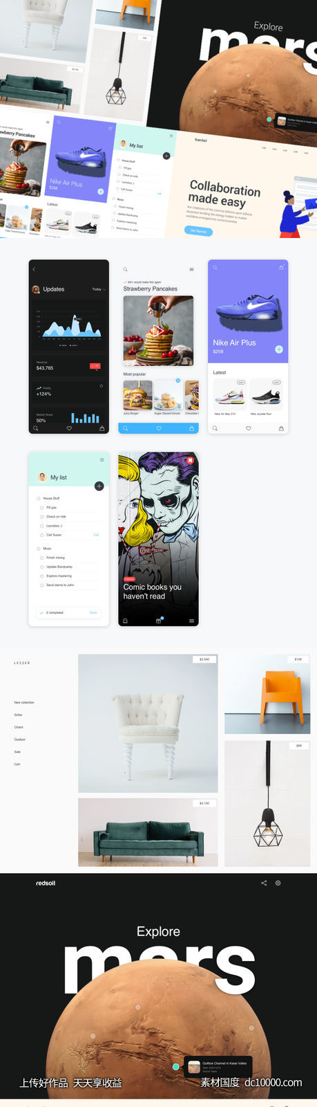 Fabrx app web设计系统 .sketch 素材下载-源文件-素材国度dc10000.com