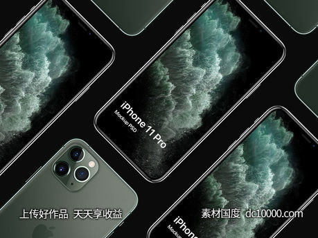 iphone 11 pro mockup .psd素材下载 - 源文件