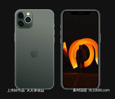 iphone 11 pro mockup .sketch素材下载-源文件-素材国度dc10000.com