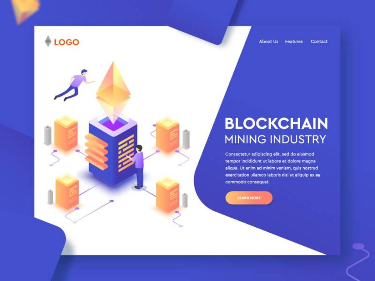 区块链网站头部设计 .ai素材下载