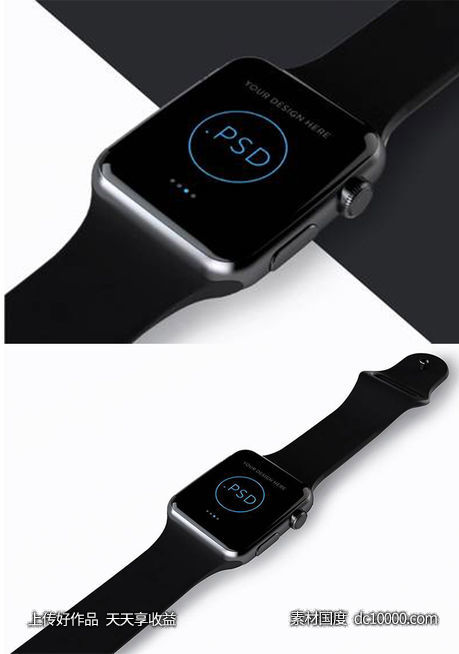Apple Watch psd下载-源文件-素材国度dc10000.com