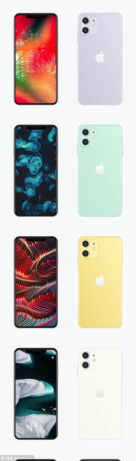 iphone 11 iphone 11 pro max mockup .sketch素材下载 - 源文件