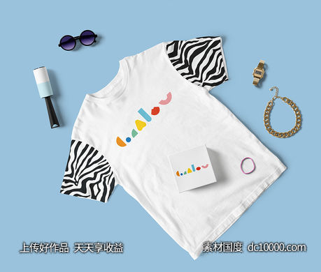 婴幼儿品牌VI样机模板psd素材-源文件-素材国度dc10000.com