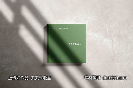 纸类海报名片办公场景品牌形象样机psd素材-源文件-素材国度dc10000.com