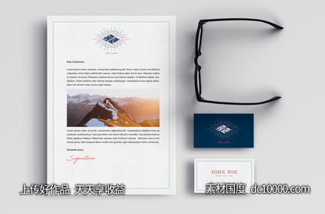 致商务文具样机PSD素材-源文件-素材国度dc10000.com