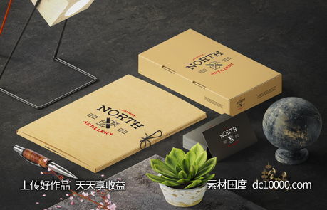 精美办公用品vi样机素材PSD素材-源文件-素材国度dc10000.com
