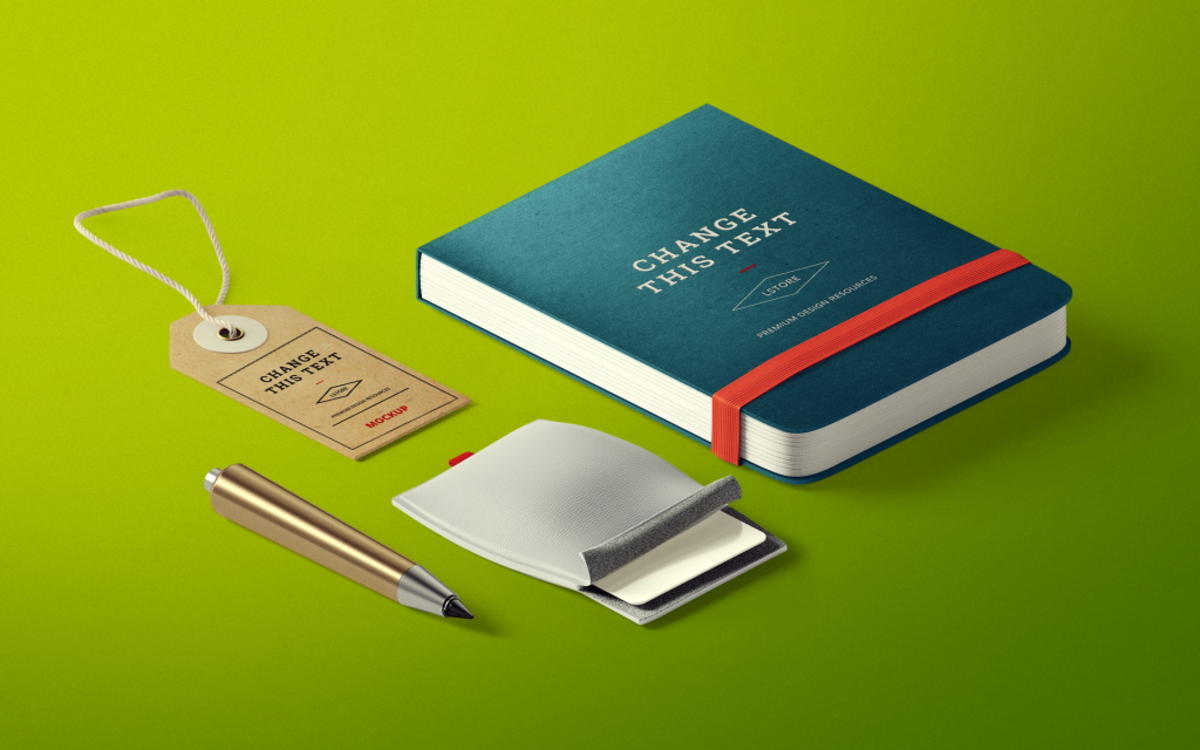 精美办公用品vi样机素材PSD素材