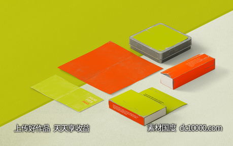 精美办公用品vi样机素材PSD素材-源文件-素材国度dc10000.com