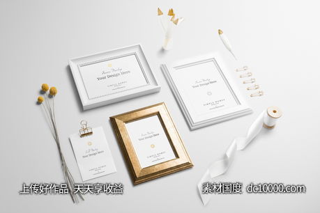 时尚豪华桌面贴图样机psd素材-源文件-素材国度dc10000.com