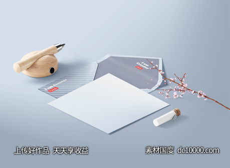 文艺桌面样机psd素材-源文件-素材国度dc10000.com