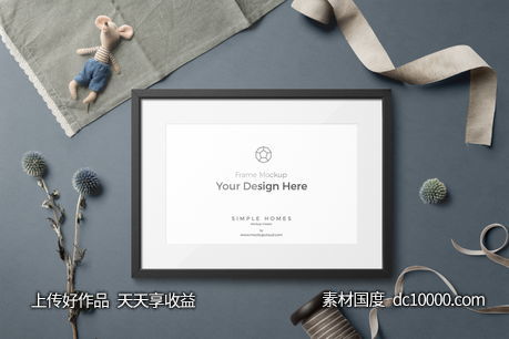 时尚豪华桌面贴图样机psd素材-源文件-素材国度dc10000.com