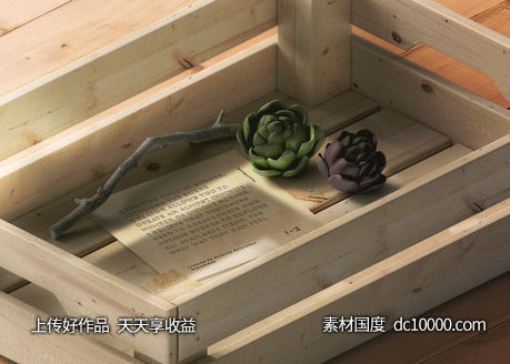 文艺桌面样机psd素材-源文件-素材国度dc10000.com