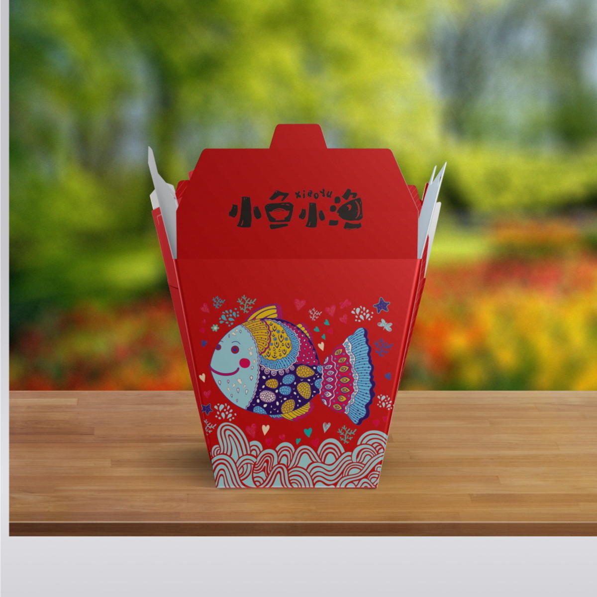 高端中餐VI样机模板psd素材
