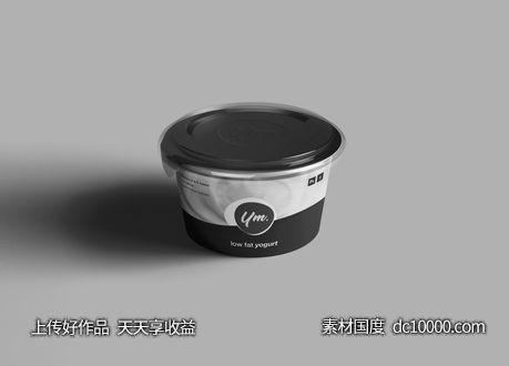 牛奶包装贴图样机psd素材-源文件-素材国度dc10000.com