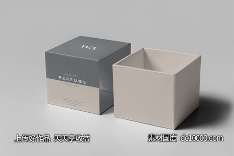  奢侈品首饰包装样机psd素材-源文件-素材国度dc10000.com