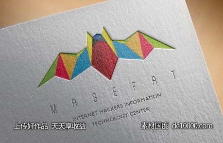 3D立体logo贴图样机psd素材-源文件-素材国度dc10000.com