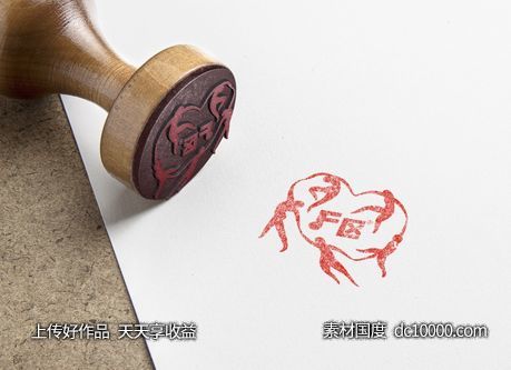 3D立体logo贴图样机psd素材-源文件-素材国度dc10000.com