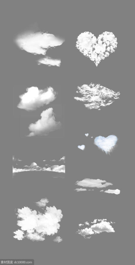  天空  蓝天   叠加    白云  云朵  免抠云层  PNG免扣设计素材 - 源文件
