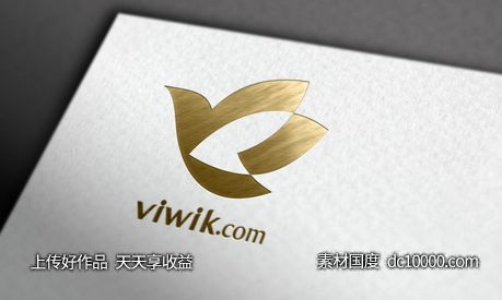 3D立体logo贴图样机psd素材-源文件-素材国度dc10000.com