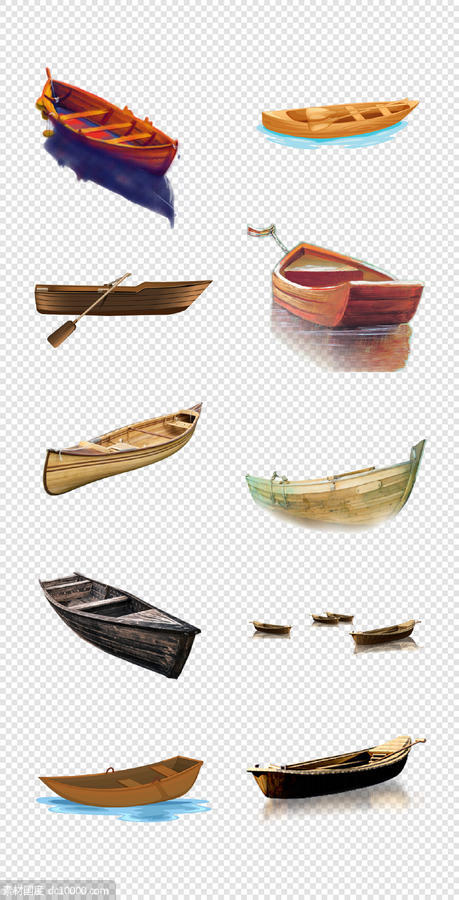 小船  卡通船    抽象   手绘     卡通    PNG免扣设计素材 - 源文件