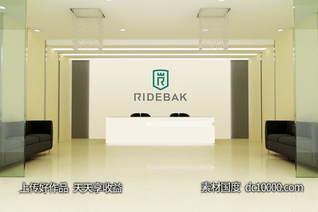 公司企业门头立体标志商场商店导视牌样机导视牌商业场景-源文件-素材国度dc10000.com