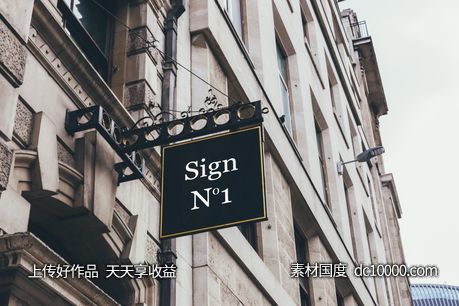 户外海报灯箱广告样机psd素材-源文件-素材国度dc10000.com