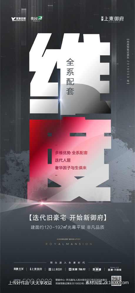 价值点文字地产海报-源文件-素材国度dc10000.com