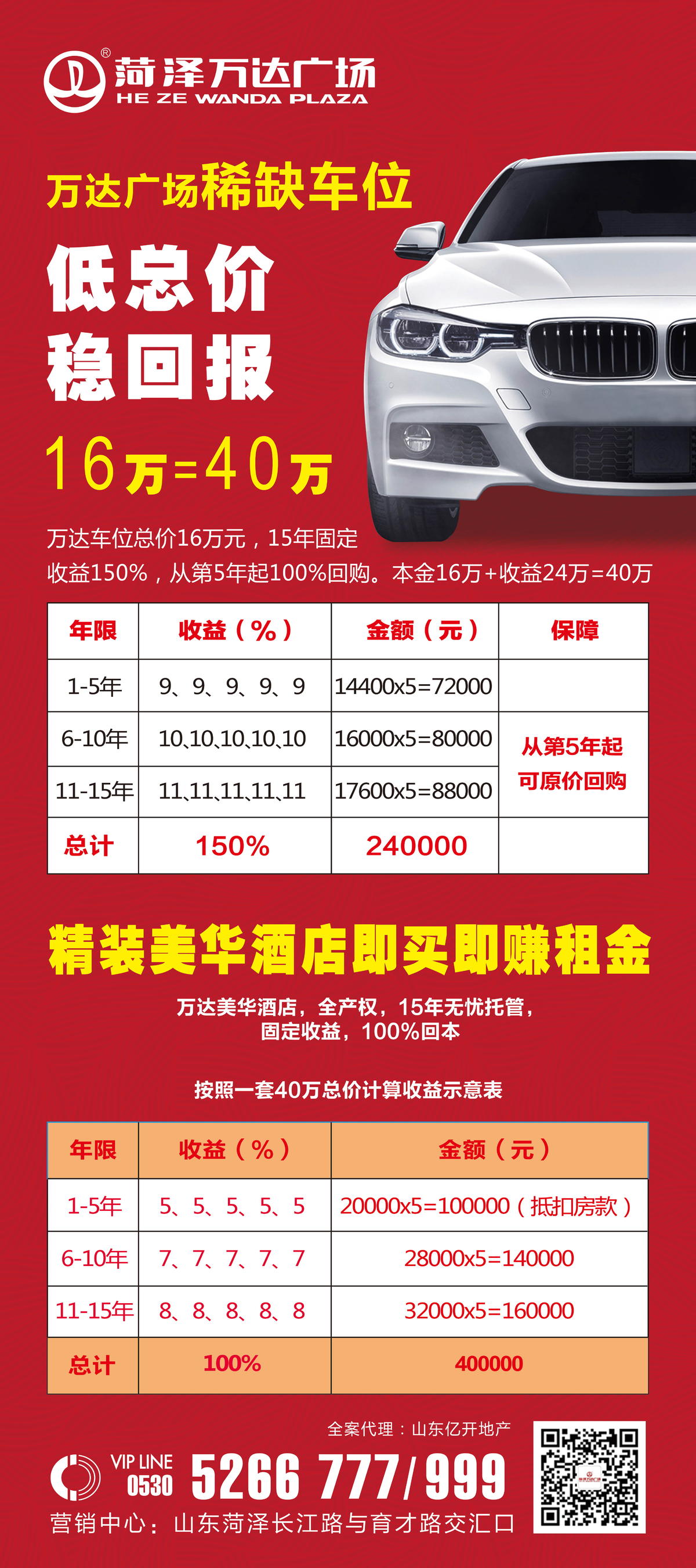 车位展架